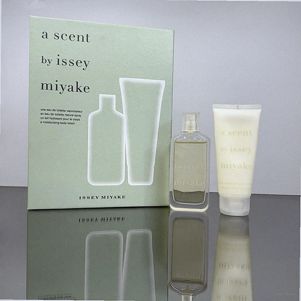 A SCENT by Issey Miyake 2pc Men Set 1.6oz-50ml EDT Spray + 3.3oz B/Lotion