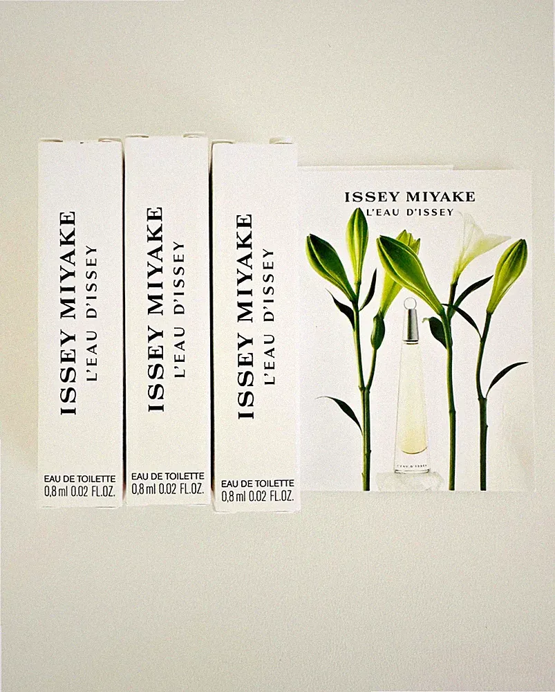 ISSEY MIYAKE L'Eau D'Issey Eau De Toilette Perfume Spray 0.8mL, Set of 3, New
