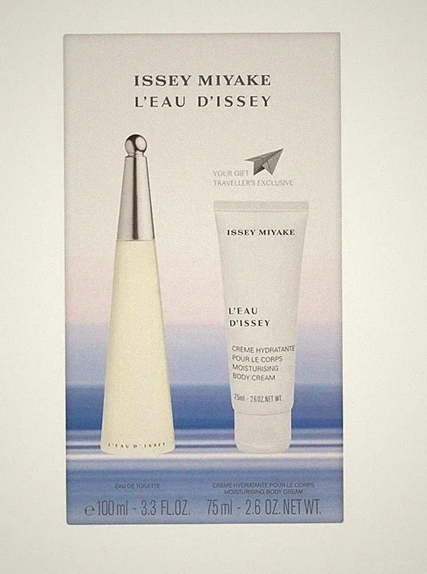 Issey Miyake L'eau De Issey 2 Pc. Gift Set 3.3oz EDT Spray+2.6oz B/Cream