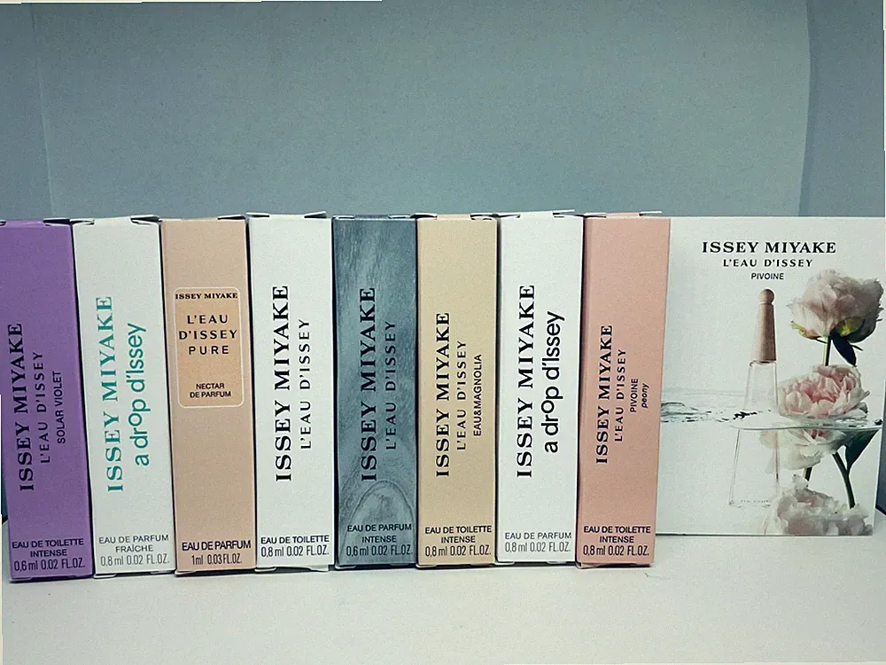 Issey Miyake Perfume Collection For Women Sample Spray 8pc Set