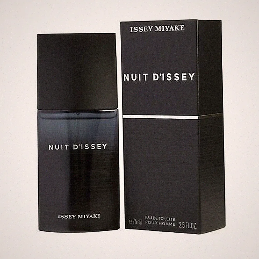 Nuit d'Issey by Issey Miyake. Eau de Toilette Spray for Men. Woody Scent. 2.5 oz